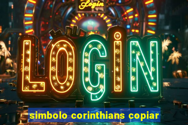 simbolo corinthians copiar